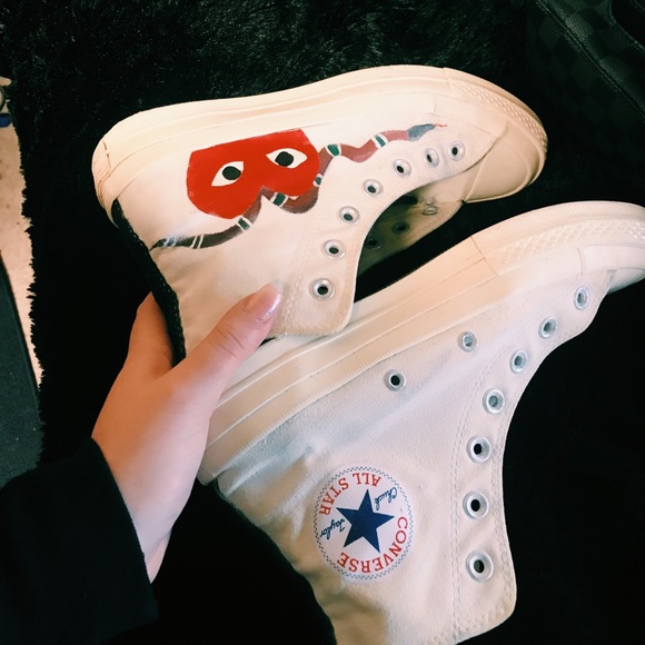 cdg converse custom